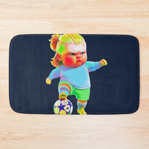 Item preview, Cute Baby Football Striker World Cup Tournament Fan Art designed and sold by Dream Weave Studio.