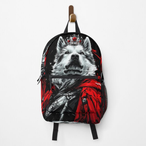Item preview, Akita Dog Crimson Warrior Crowned Snow Guardian King designed and sold by earlobejerk.