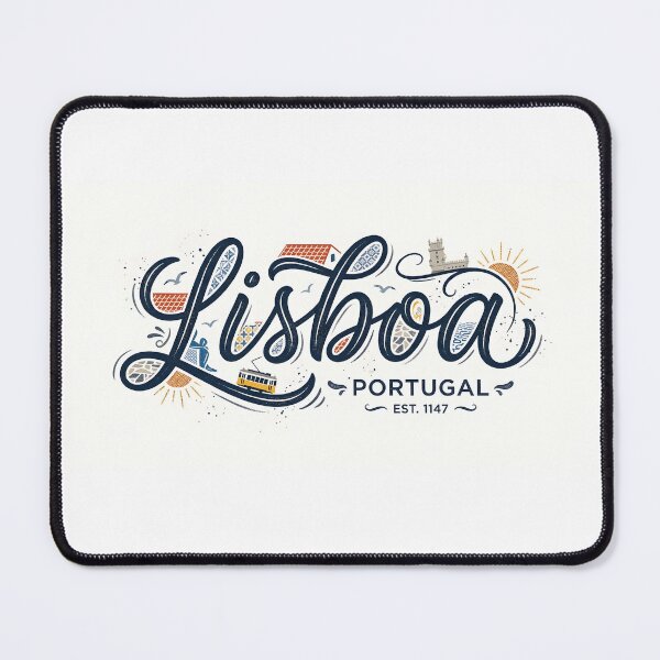 Item preview, Lisboa Portugal Vintage Travel Tram Typography designed and sold by Paulo Costa Dias.