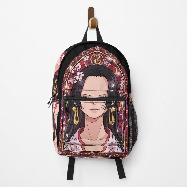 Item preview, Boa Hancock One Piece Sakura Stained Glass Serene Anime Portrait designed and sold by mildaclairmo.