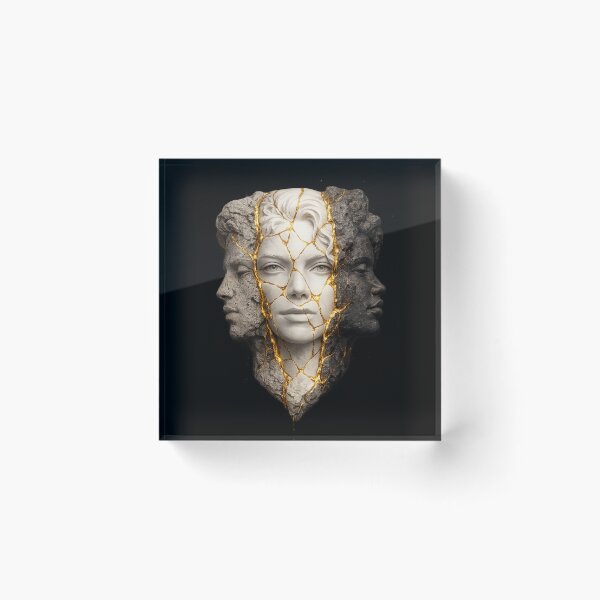 Item preview, Michael Jackson – Shattered Legacy | Kintsugi Portrait of Strength, Fame & Rebirth designed and sold by Artify Works.
