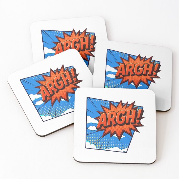 Item preview, ARGH! Retro Comic Reaction Pop Art Layout designed and sold by CleanDecor.