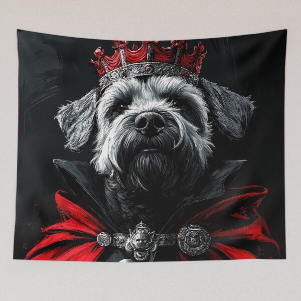 Item preview, Airedale Terrier Dog Crimson Warrior Regal Crowned Knight designed and sold by earlobejerk.