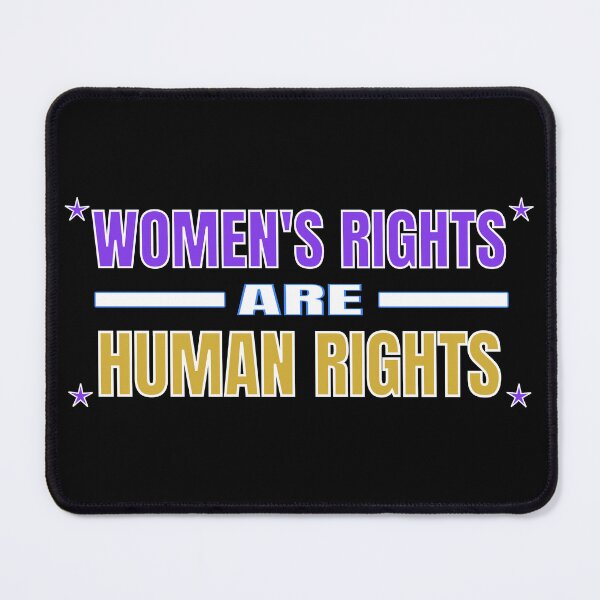 Item preview, Women's Rights Are Human Rights Typography T-Shirt | Feminist Equality Design designed and sold by Velora Printss.