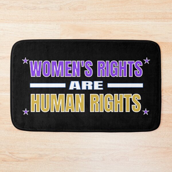 Item preview, Women's Rights Are Human Rights Typography T-Shirt | Feminist Equality Design designed and sold by Velora Printss.