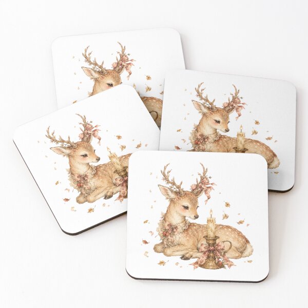 Item preview, Vintage Deer Candlestick Dark Academia Coquette Aesthetic designed and sold by AQUILAKREO.