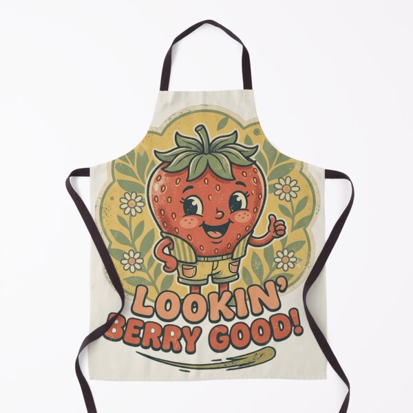 Item preview, Lookin Berry Good Retro 70s Strawberry Cartoon designed and sold by radiogalaxy.