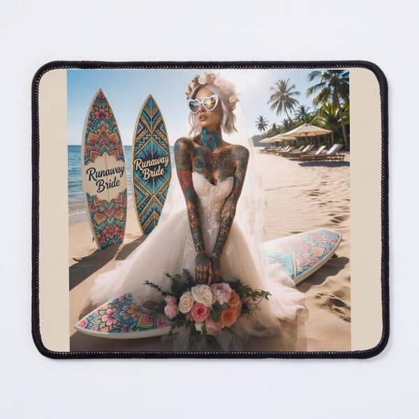 Item preview, Rocker Bride Surfboard Party designed and sold by Voodoo Store Paranormal Collections.