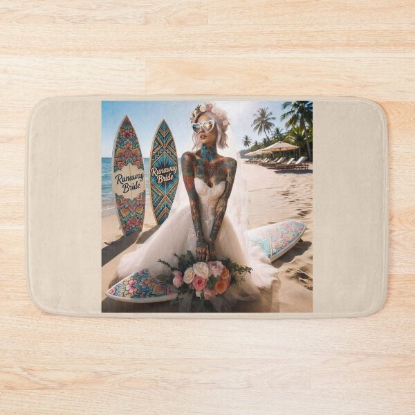 Item preview, Rocker Bride Surfboard Party designed and sold by Voodoo Store Paranormal Collections.
