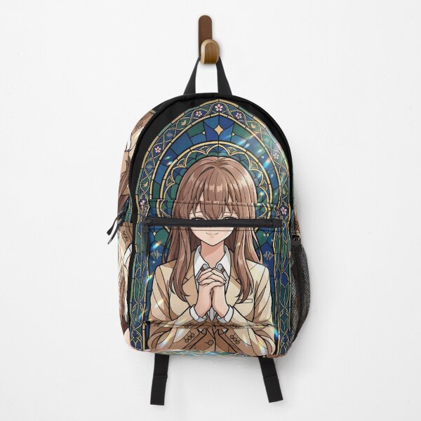 Item preview, Shouko Nishimiya A Silent Voice Serene Stained Glass Prayer designed and sold by mildaclairmo.