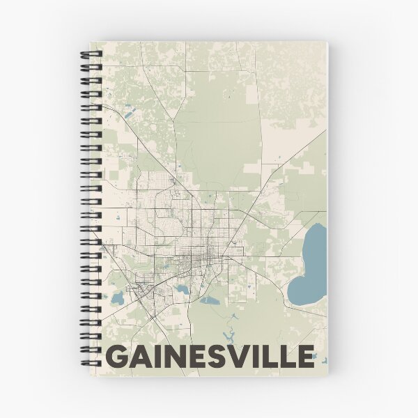Item preview, Gainesville Map designed and sold by MapsNerd.