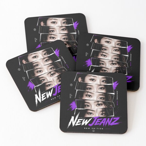 Item preview, NewJeanz – All Eyes on Us | Black & White K-Pop Aesthetic Eyes Collage designed and sold by Artify Works.