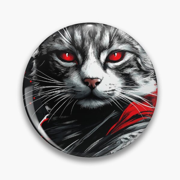 Item preview, Abyssinian Cat Crimson Warrior Crowned Royal Shadow Guardian designed and sold by earlobejerk.