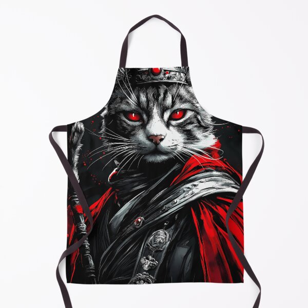 Item preview, Abyssinian Cat Crimson Warrior Crowned Royal Shadow Guardian designed and sold by earlobejerk.