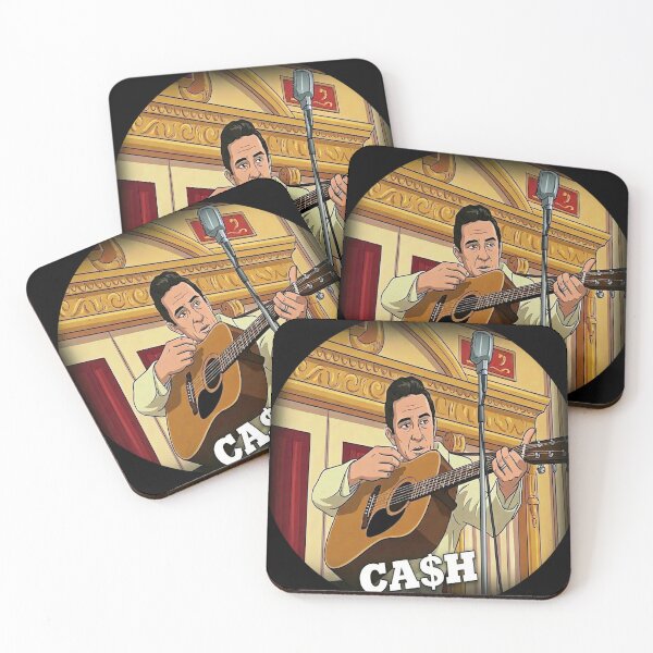 Item preview, Johnny Cash - Cartoon designed and sold by Bigkite.