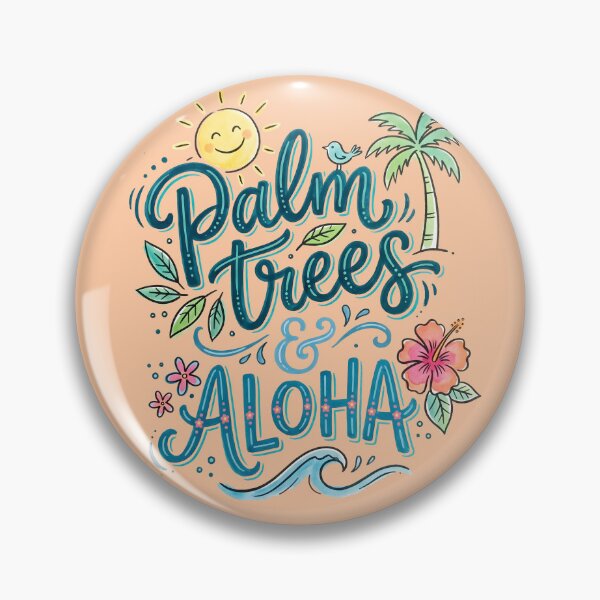 Item preview, Palm Trees & Aloha – Hawaiian Vibes Design designed and sold by Sea Gem.