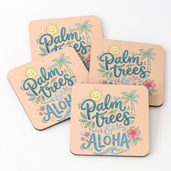 Item preview, Palm Trees & Aloha – Hawaiian Vibes Design designed and sold by Sea Gem.