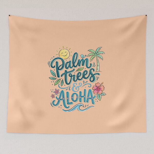 Item preview, Palm Trees & Aloha – Hawaiian Vibes Design designed and sold by Sea Gem.