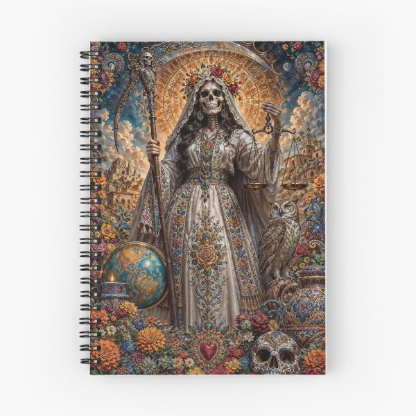 Item preview, White Dress Santa Muerte designed and sold by AliceWhiteDF.