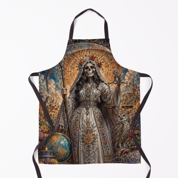 Item preview, White Dress Santa Muerte designed and sold by AliceWhiteDF.
