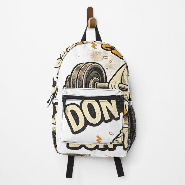 Item preview, Don't Fart Funny Duck Weightlifting Gym Cartoon Workout Humor Design designed and sold by pingodesign.