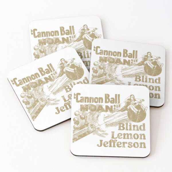 Artikelvorschau, Cannon Ball Moan – Blind Lemon Jefferson: Klassischer Blues von Paramount Records GOLD PRINT entworfen und verkauft von GenXTees.