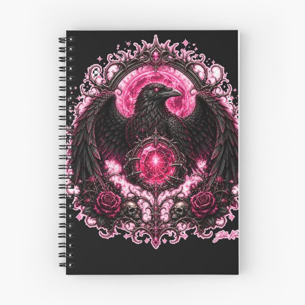 Item preview, Raven With Crystal Moon designed and sold by JabbiKamost.