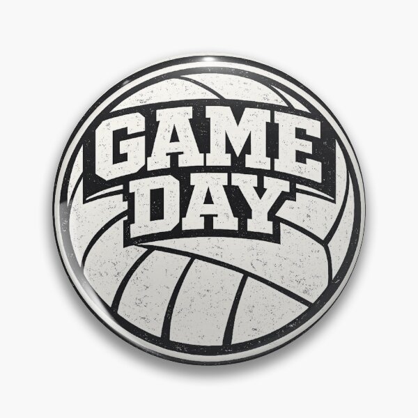 Item preview, Game Day Volleyball Circle Badge Vintage Sports Design designed and sold by EastEndTownie.