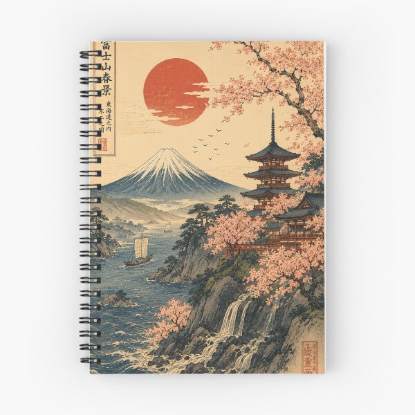 Item preview, Mount Fuji Serenity – Japanese Ukiyo-e Landscape Aesthetic designed and sold by Substance_life.