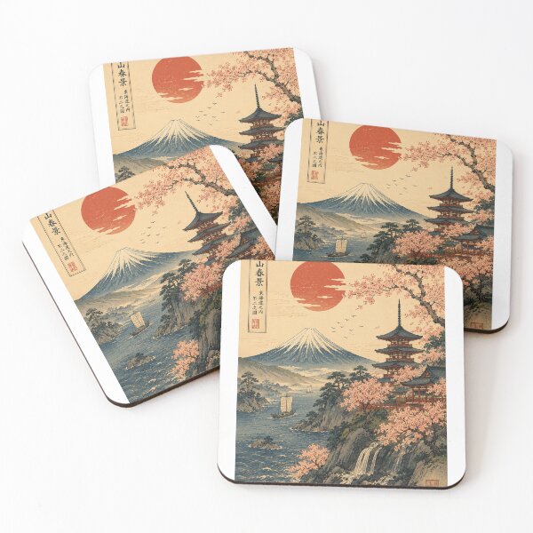 Item preview, Mount Fuji Serenity – Japanese Ukiyo-e Landscape Aesthetic designed and sold by Substance_life.