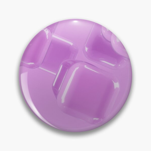 Item preview, Glossy 3D Purple Floating Liquid Cubes designed and sold by THE RILONA.