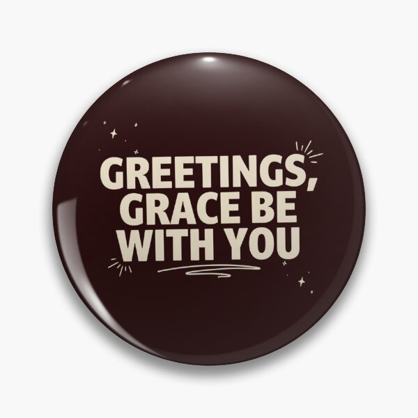 Item preview, Greetings Grace Be With You Retro Christian Wavy Aesthetic designed and sold by Malaryk.