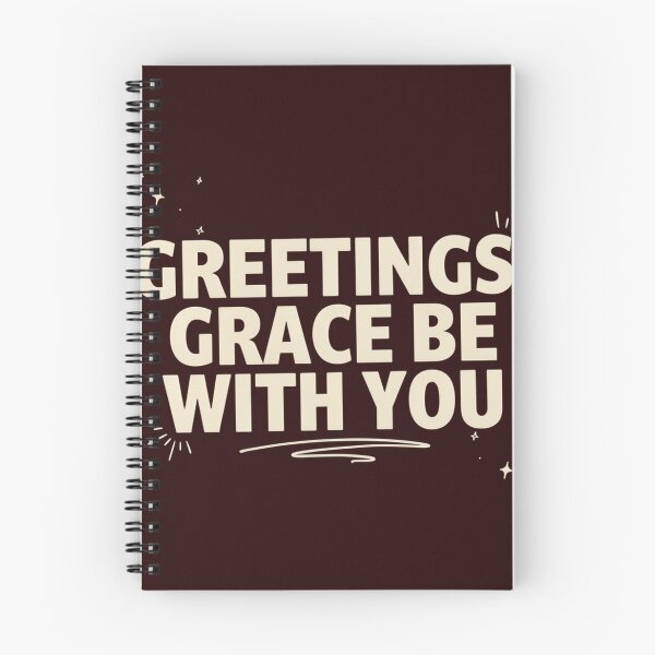 Item preview, Greetings Grace Be With You Retro Christian Wavy Aesthetic designed and sold by Malaryk.