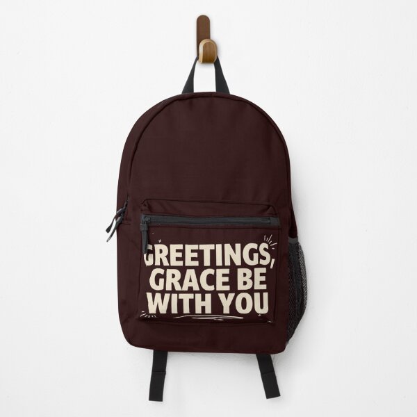 Item preview, Greetings Grace Be With You Retro Christian Wavy Aesthetic designed and sold by Malaryk.