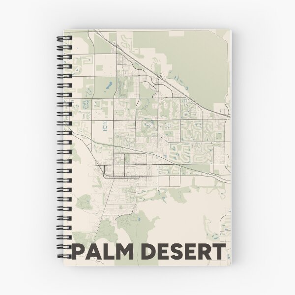 Item preview, Palm Desert Map designed and sold by MapsNerd.