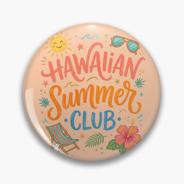 Item preview, Hawaiian Summer Club – Hawaiian Vibes Design designed and sold by Sea Gem.