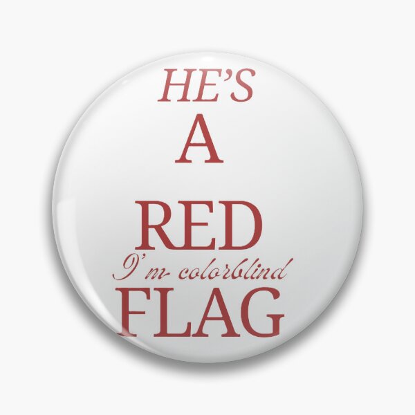 Item preview, He's a red flag designed and sold by creativityisfun.
