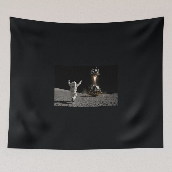 Item preview, Astronaut left behind on the moon  designed and sold by WiseBow.