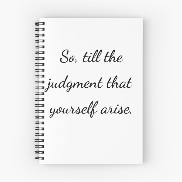 Item preview, "So, till the judgment that yourself arise," - handwriting black designed and sold by ariksworld.