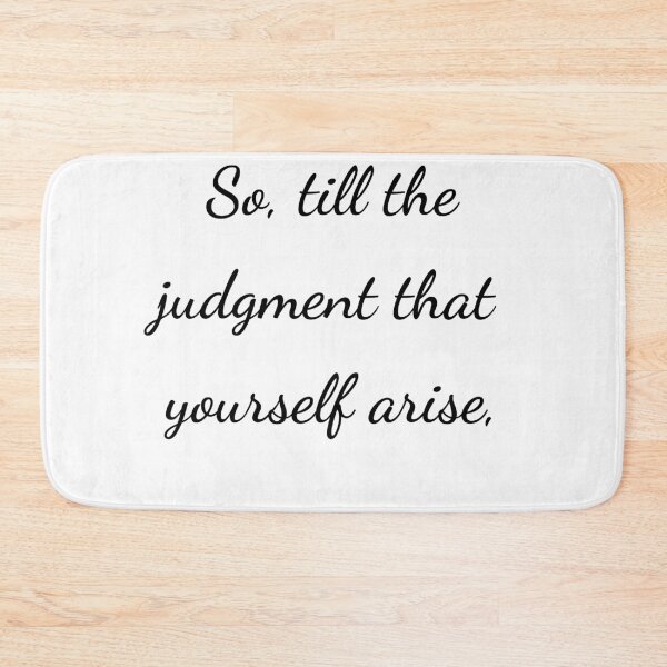 Item preview, "So, till the judgment that yourself arise," - handwriting black designed and sold by ariksworld.