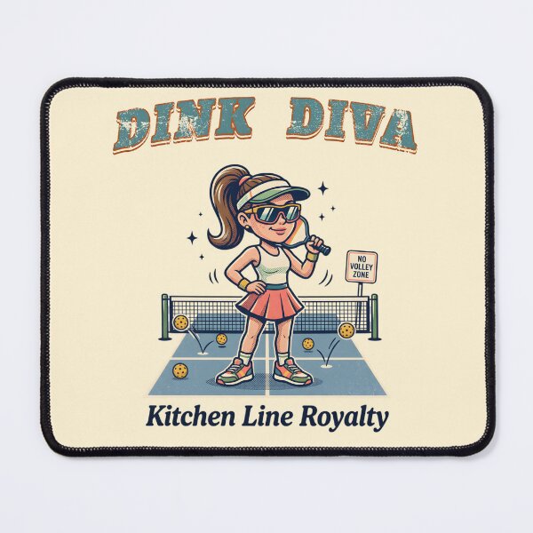 Item preview, PICKLEBALL: Dink Diva designed and sold by IndieQuill .