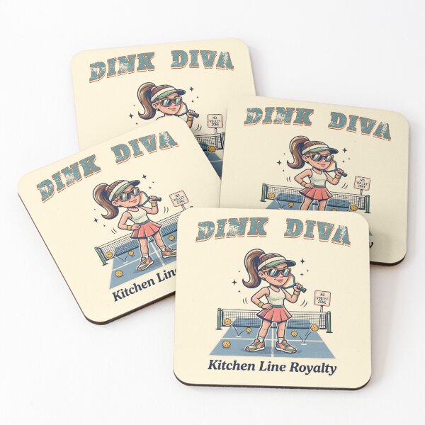 Aperçu de l'œuvre PICKLEBALL : Dink Diva créée et vendue par IndieQuill .