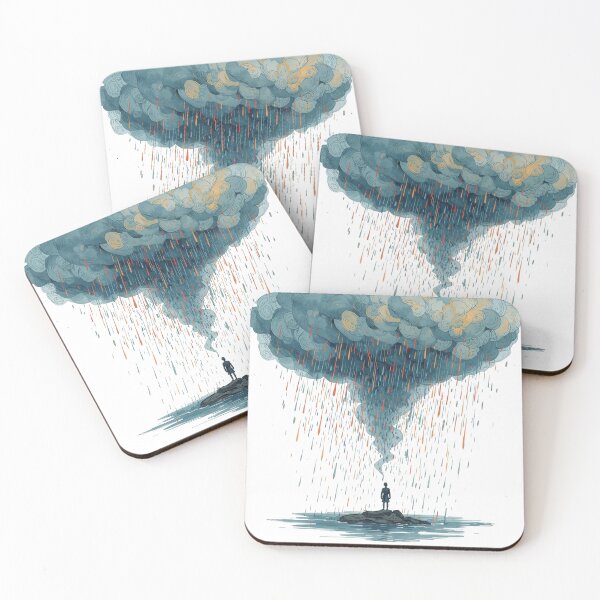 Item preview, Lluvia que cae hacia arriba designed and sold by catcurio.