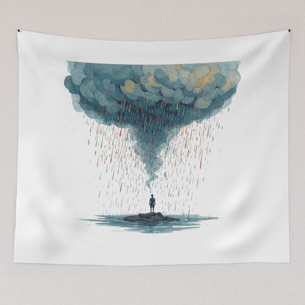 Item preview, Rain That Falls Upward designed and sold by catcurio.