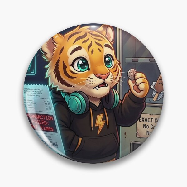 Item preview, Funny Vending Machine Tiger Mug Coworker Gift Office Humor Relatable Work Art NeoTigLuna designed and sold by NeoTigLuna.