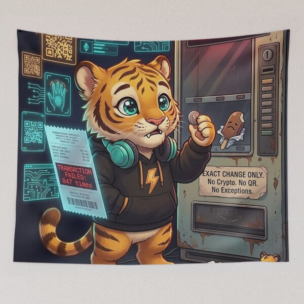 Item preview, Funny Vending Machine Tiger Mug Coworker Gift Office Humor Relatable Work Art NeoTigLuna designed and sold by NeoTigLuna.