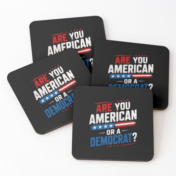 Item preview, Are You American Or A Democrat? Patriot Politics Conservative Voter designed and sold by RetroMini2026.