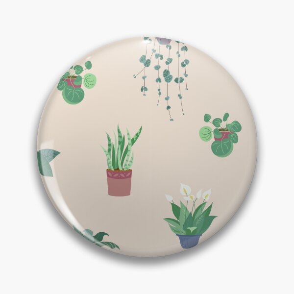 Item preview, Potted Houseplants Seamless Cute Botanical Pattern designed and sold by THE RILONA.