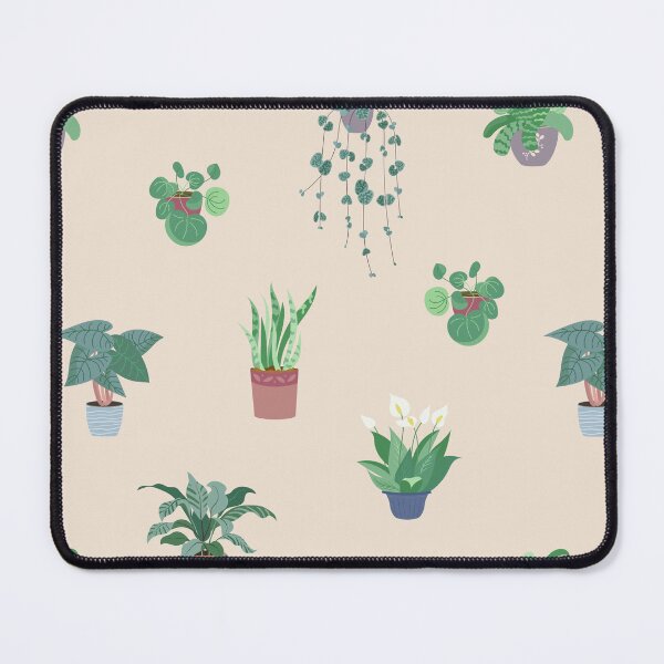 Item preview, Potted Houseplants Seamless Cute Botanical Pattern designed and sold by THE RILONA.
