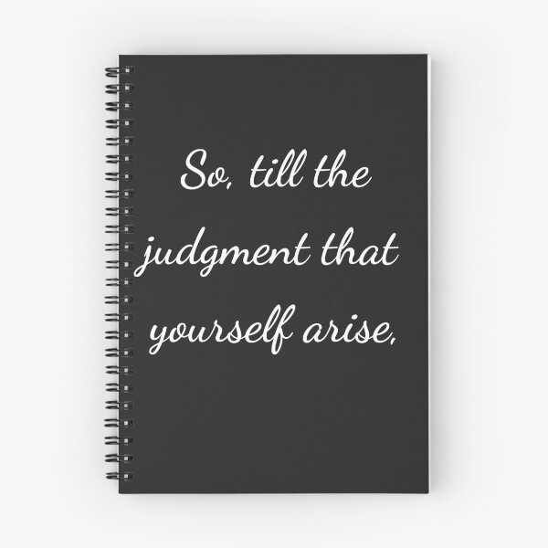 Item preview, "So, till the judgment that yourself arise," - handwriting white designed and sold by ariksworld.